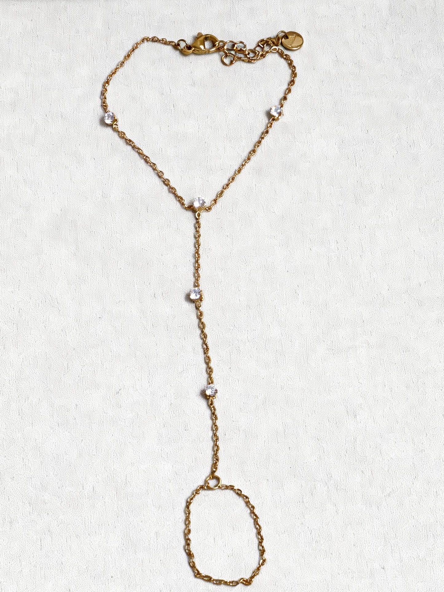 18k gold-plated Lola necklace — minimal anti-tarnish, waterproof, hypoallergenic everyday necklace for layering and statement styling.