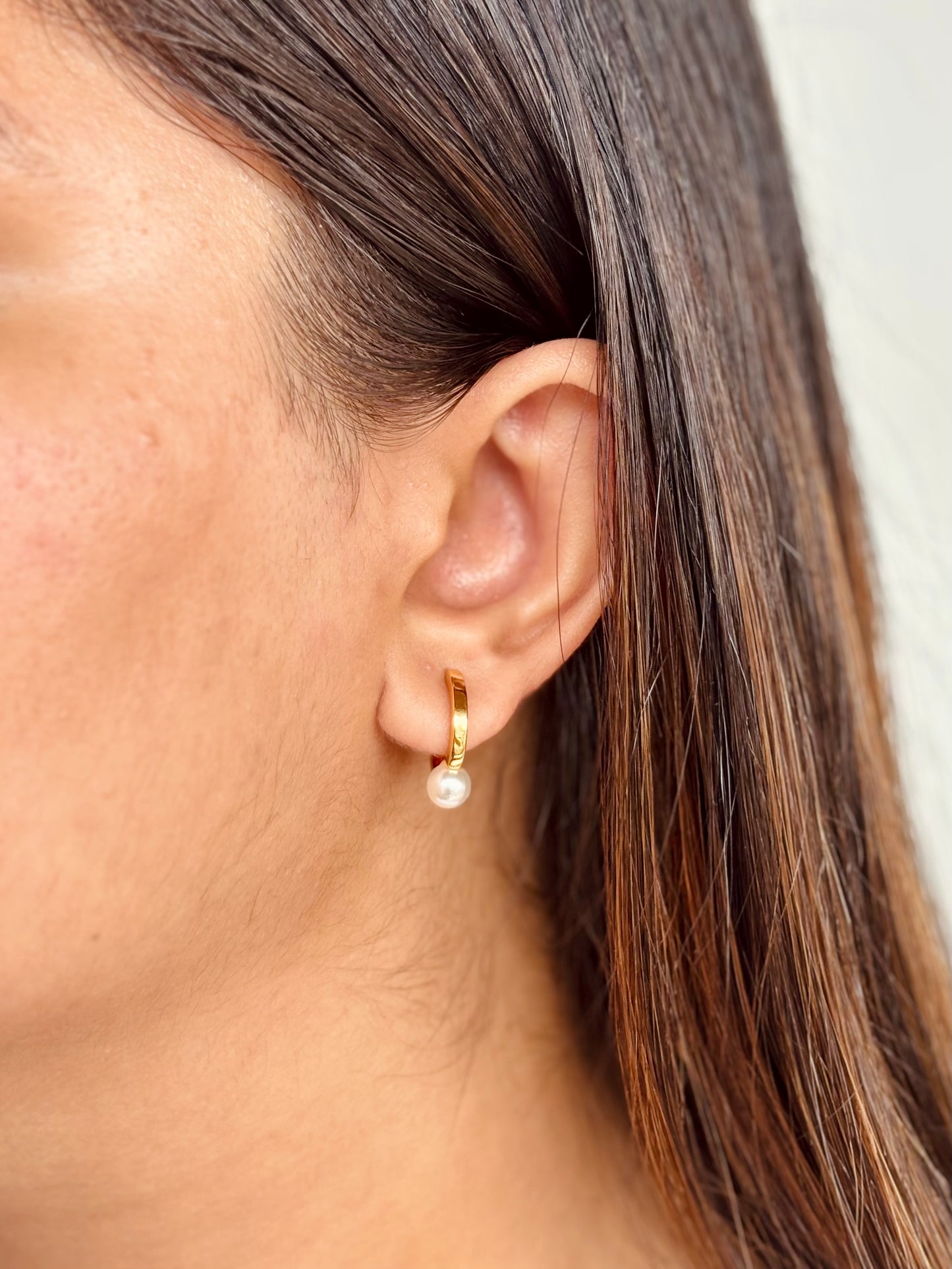 Pearl Hoops