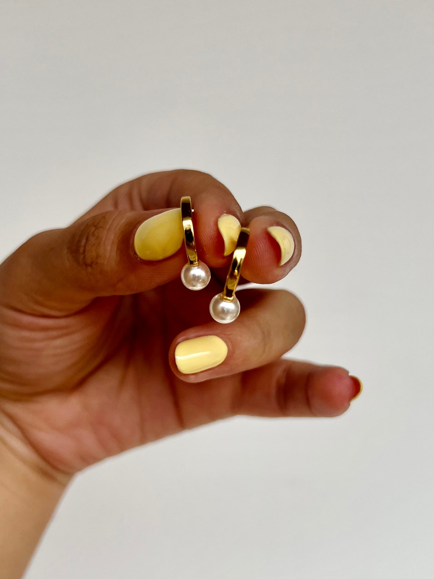 Pearl Hoops