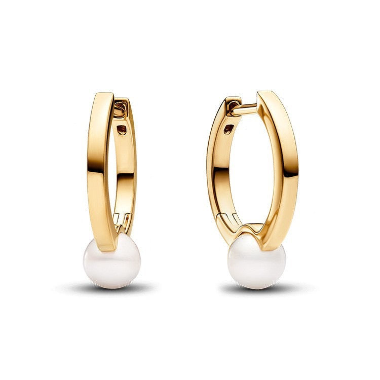 Pearl Hoops