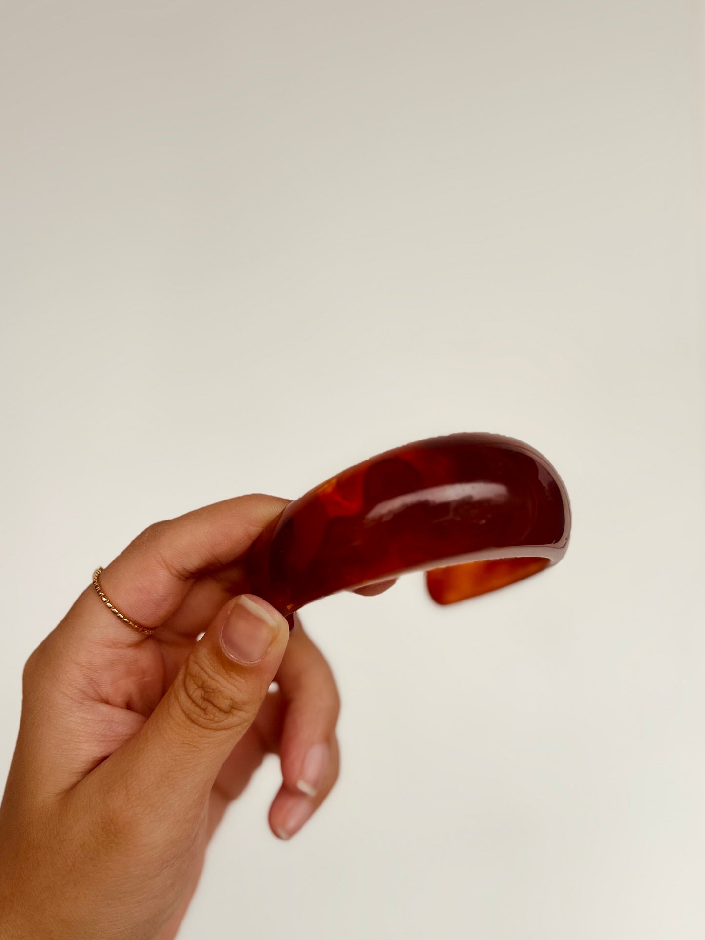 Amber Wave Resin Cuff