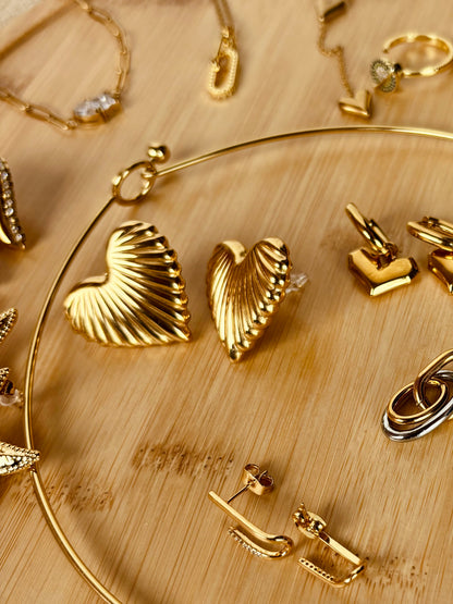 Heart Studs