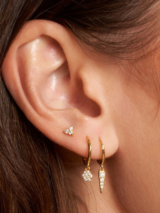 Pave Piercing Set (in pair)