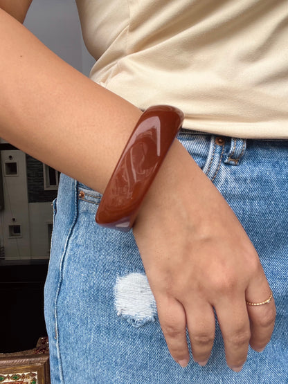 Glossy Resin Bangle