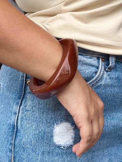 Glossy Resin Bangle