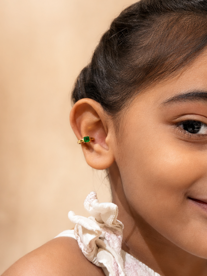 Kids clip-on earrings — no-piercing hypoallergenic earrings, gentle clip mechanism safe for sensitive skin. Sold as a pair for kids without piercings.