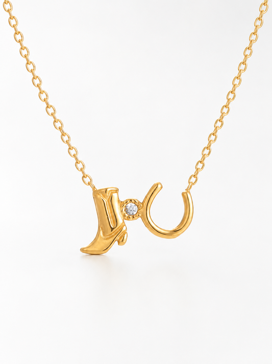 18k gold-plated gold charm pendant necklace — dainty gold charm pendant, anti-tarnish and waterproof for everyday, casual and gifting.