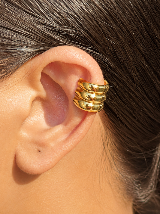 Gold Chunk Cuff