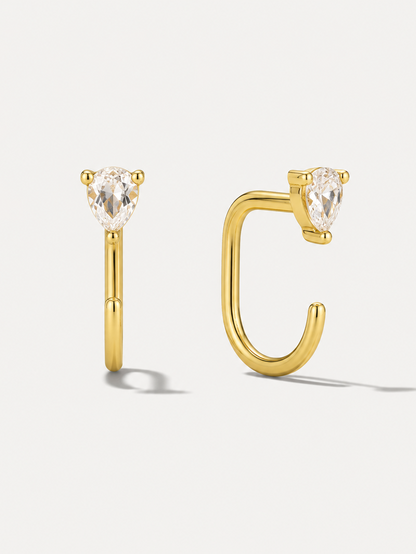 Comfy Pear Hoops