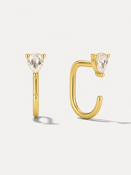 Comfy Pear Hoops