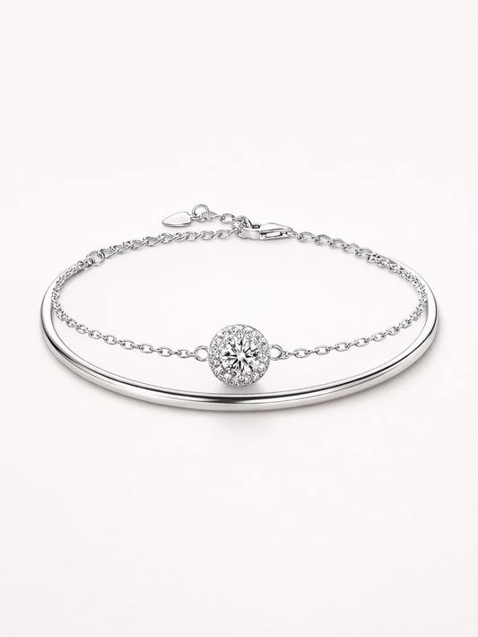 Dual Moissanite Bracelet