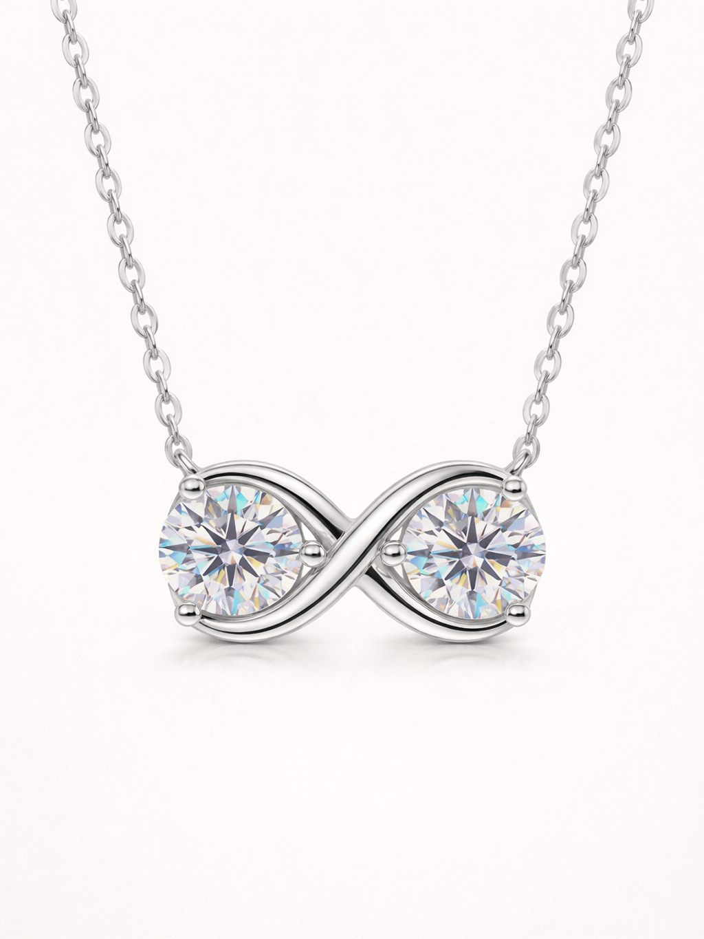 Infinity Moissanite Necklace
