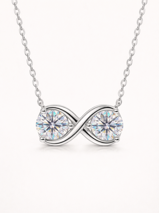 Infinity Moissanite Necklace