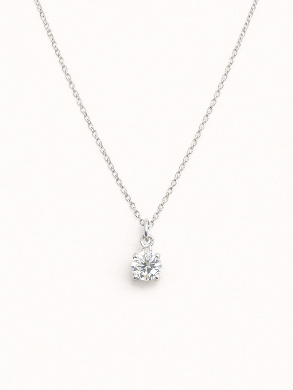 Solitaire Moissanite Necklace