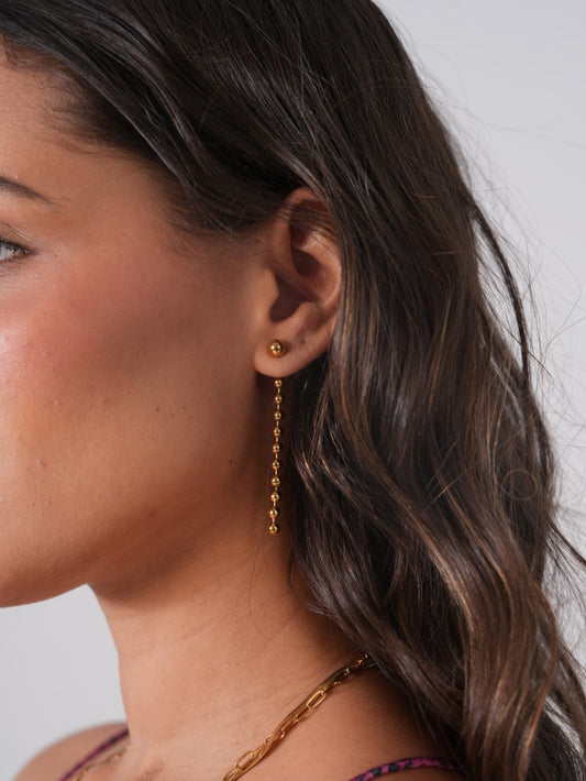 Long ball Earrings
