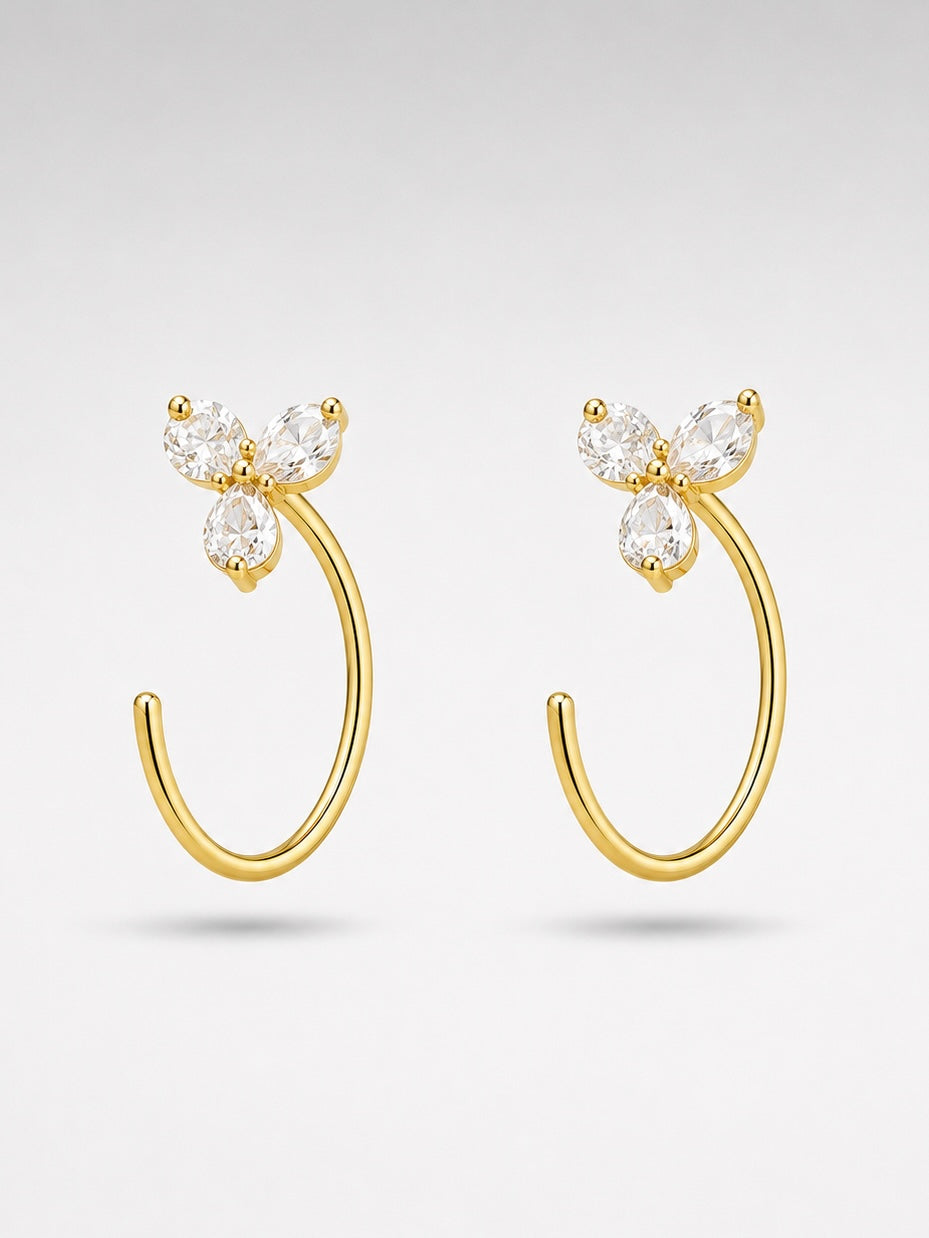 Sleek Comfy Hoops — 925 Sterling Silver, Poke-Free