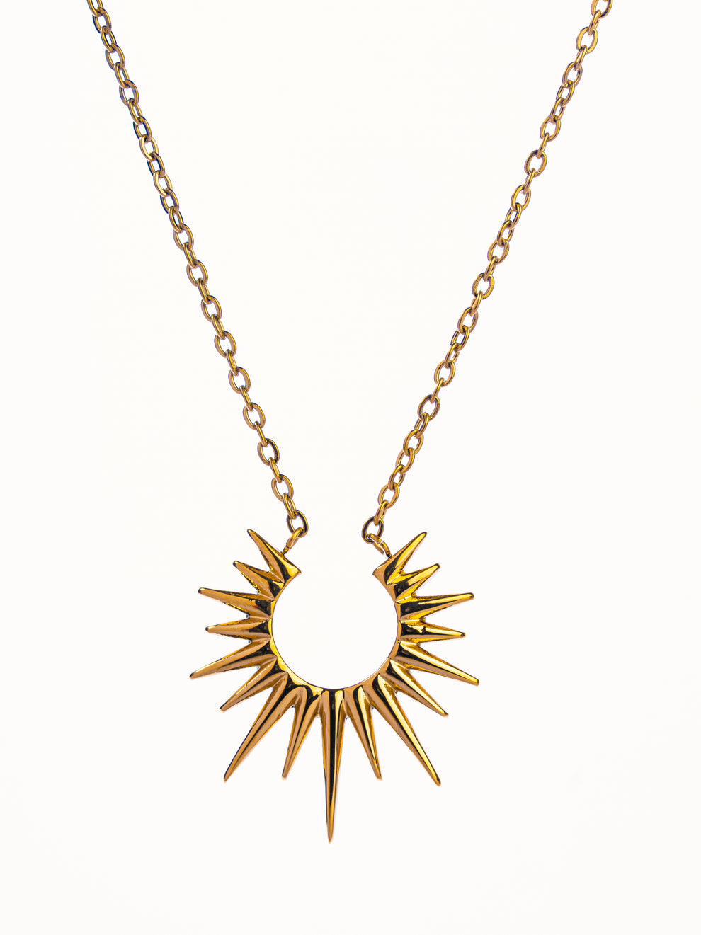 Sun Chain | 18K Gold Plated Necklace | The Mehran Collection