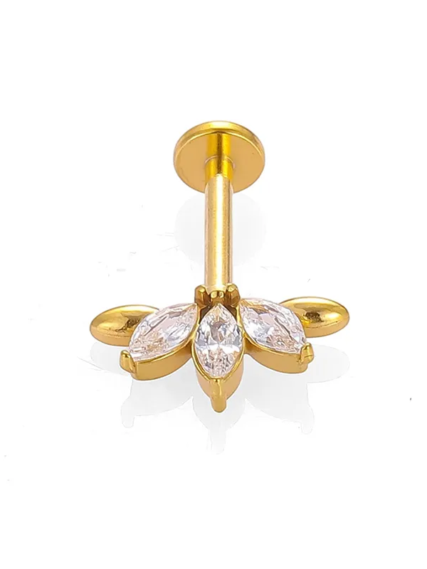 18k gold-plated geometric statement earrings — modern geometric gold earrings, anti-tarnish and waterproof for evening, festive and party wear.