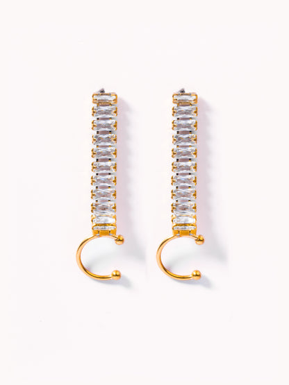 Diamond Cuff Earrings