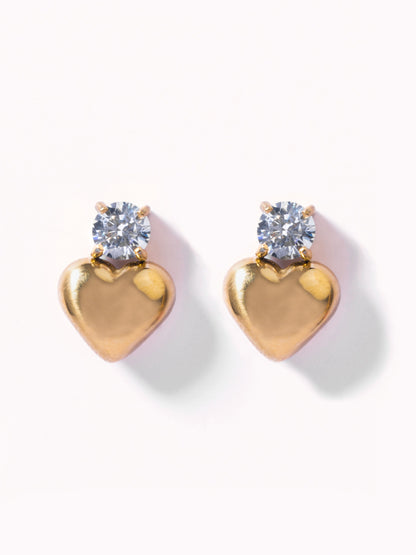 Heart Stone Earrings