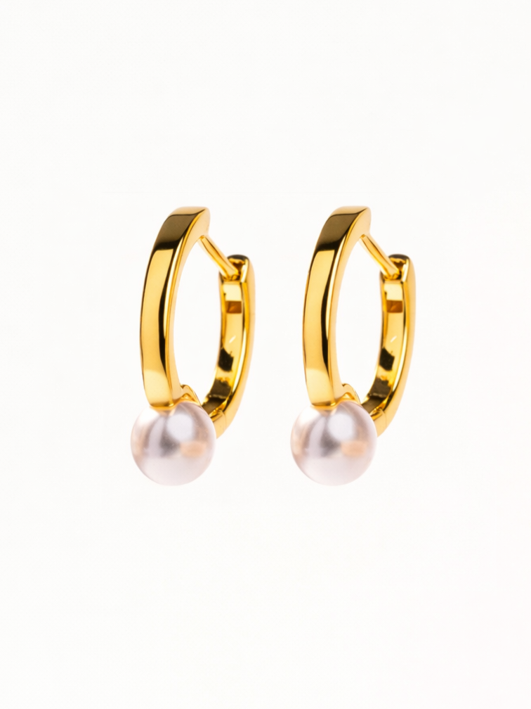 Pearl Hoops