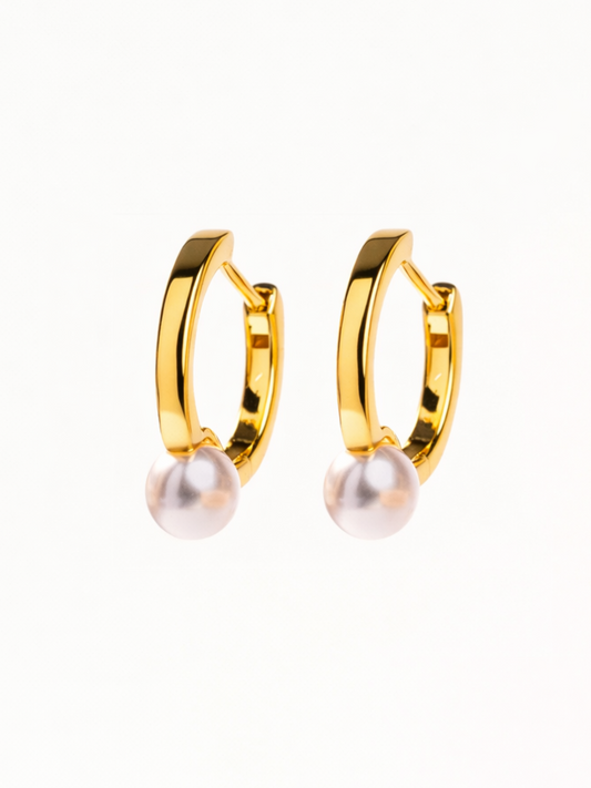 Pearl Hoops