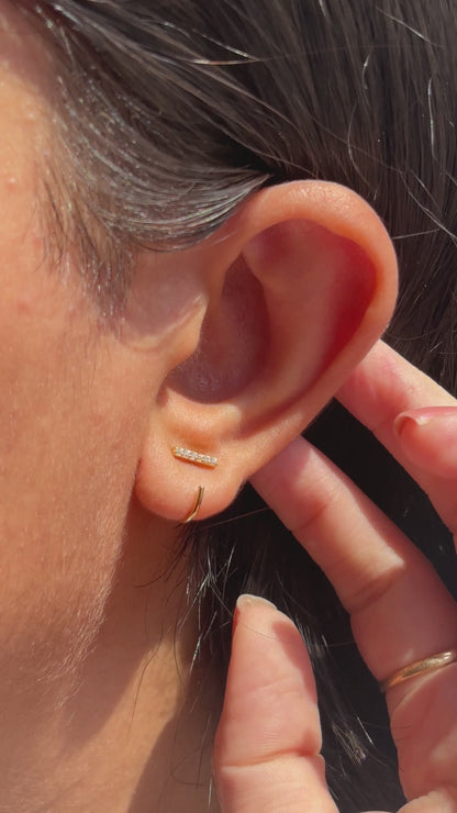 Comfy Stone Hoops