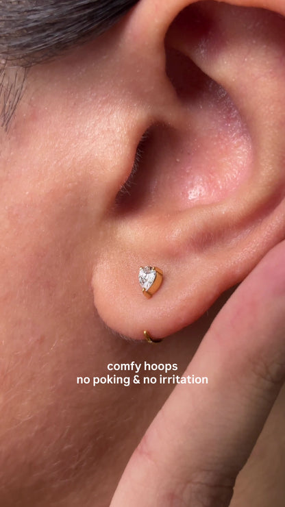 Comfy Pear Hoops